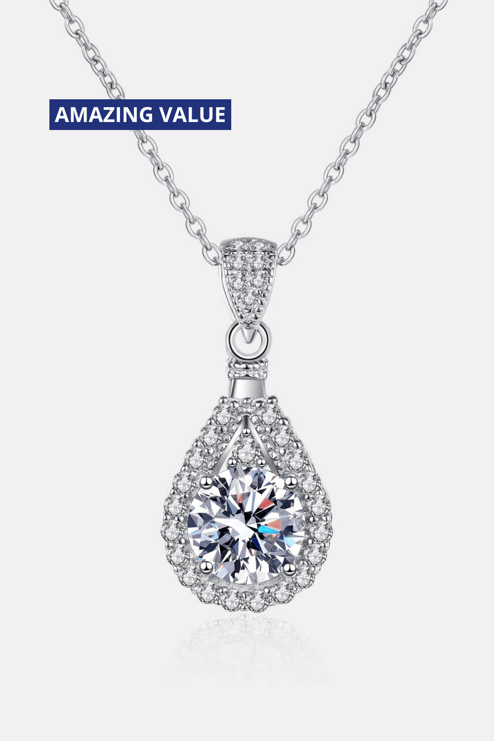 Best Diamond Pendant Necklace Gift Trends for Women BEST Diamond Pendant Necklace Jewelry Gifts for Women 1 Best Most Top Trendy Trending 1 Carat Diamond Teardrop Pendant Necklace for Wedding