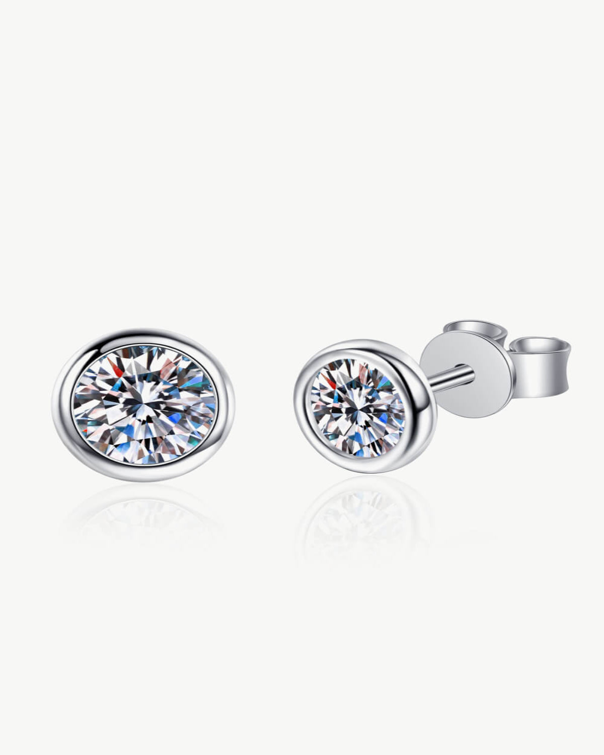 Best Diamond Stud Earrings Gift Trends for Women BEST Diamond Earrings Jewelry Gifts for Women 1 Best Most Top Trendy Trending 1 Carat Diamond Inlaid Stud Earrings for Wedding Party