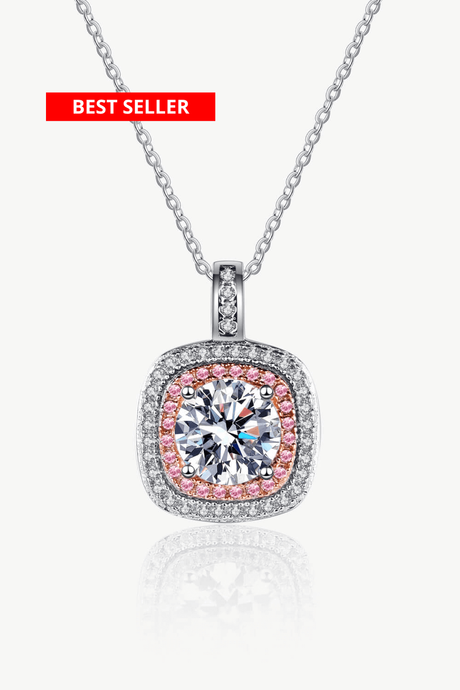 1# BEST Diamond Pendant Necklace Jewelry Gifts for Women | #1 Best Most Top Trendy Trending 1 Carat Diamond Geometric Pendant Necklace Gift for Women, Ladies | MASON New York
