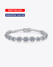 10.4 Carat Diamond Tennis Bracelet - MASON TENNIS™ - 10.40 ct. / 18K White Gold / Lab Grown (-$2000)