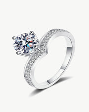 1 Carat Diamond Round Ring - 4
