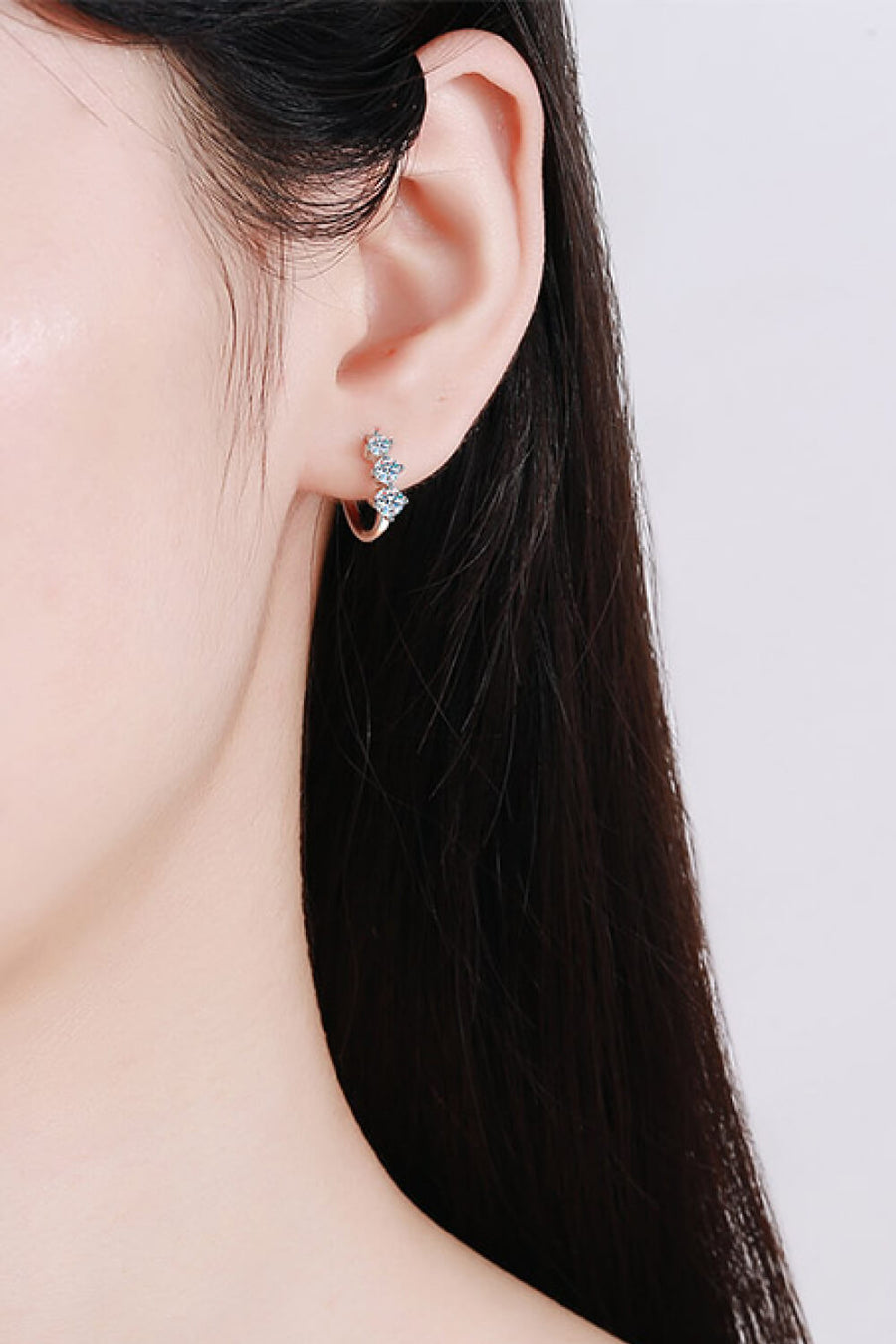 Best Diamond Earrings Jewelry Gifts for Women | 0.72 Carat Diamond Huggie Earrings  | MASON New York