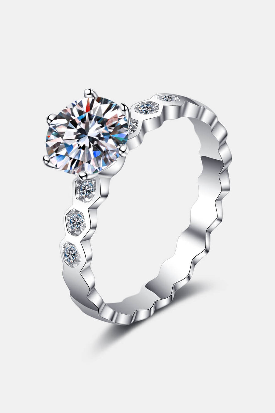 Best Diamond Ring Jewelry Gifts for Women | 1 Carat Round Diamond Six-Prong Ring  | MASON New York