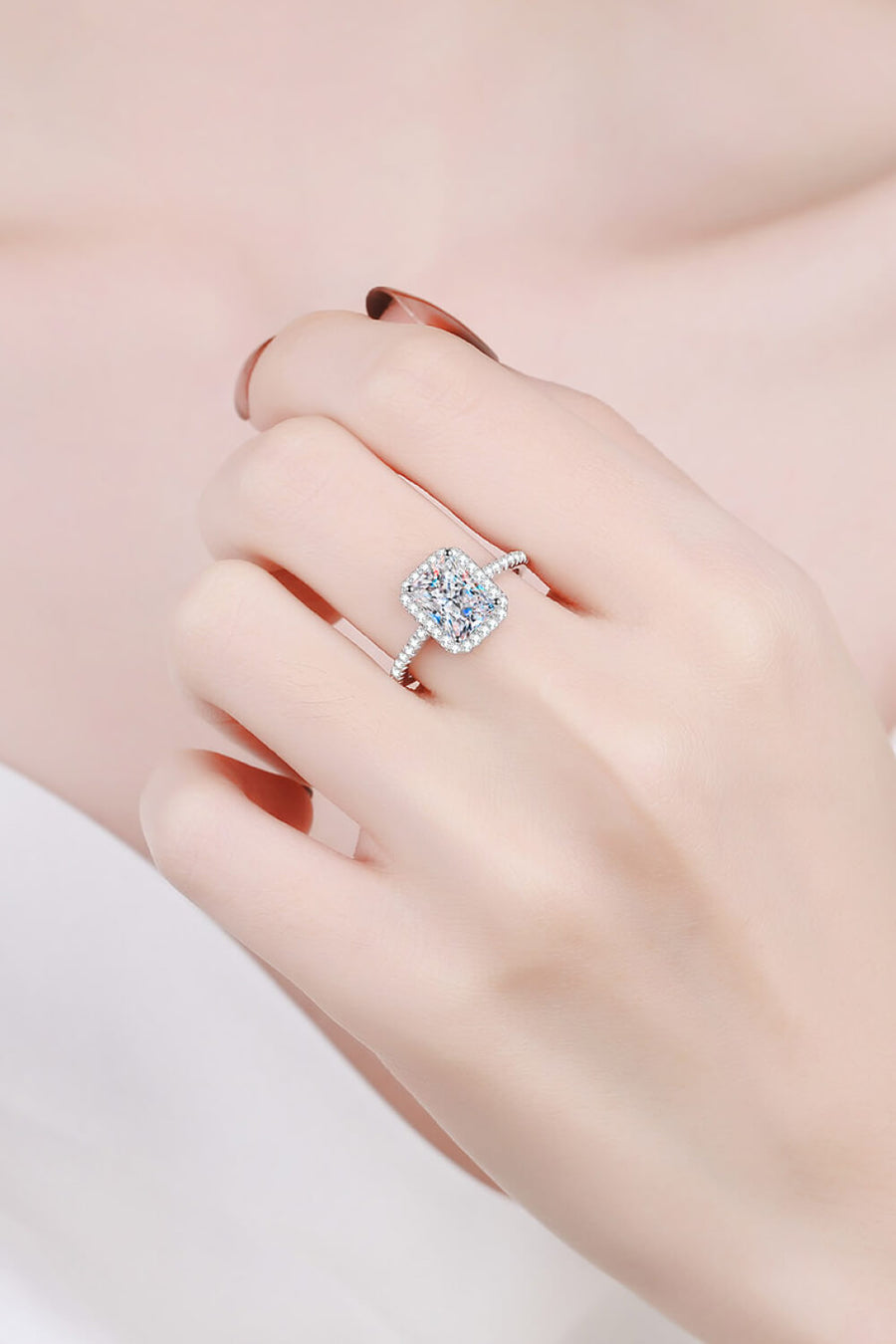 Best Diamond Ring Jewelry Gifts for Women | 1 Carat Radiant Diamond Ring | MASON New York