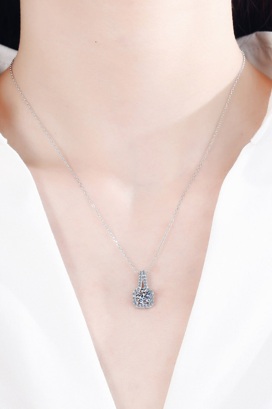 Best Diamond Necklace Jewelry Gifts for Women | 2 Carat Diamond Pendant Necklace - Look Amazing | MASON New York