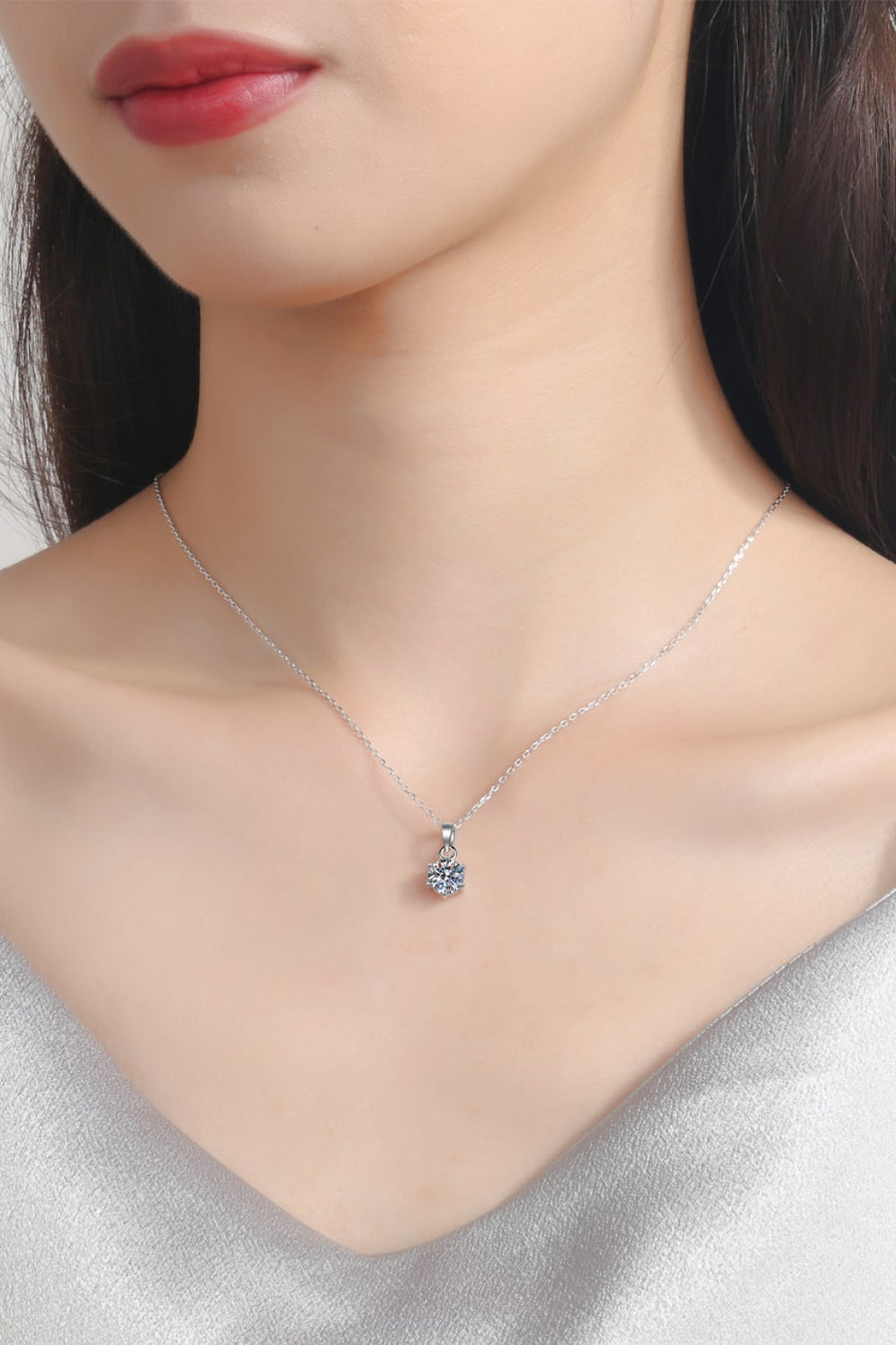 Diamond Cross Necklace 1-1/5 carat tw 14K White Gold | Jared