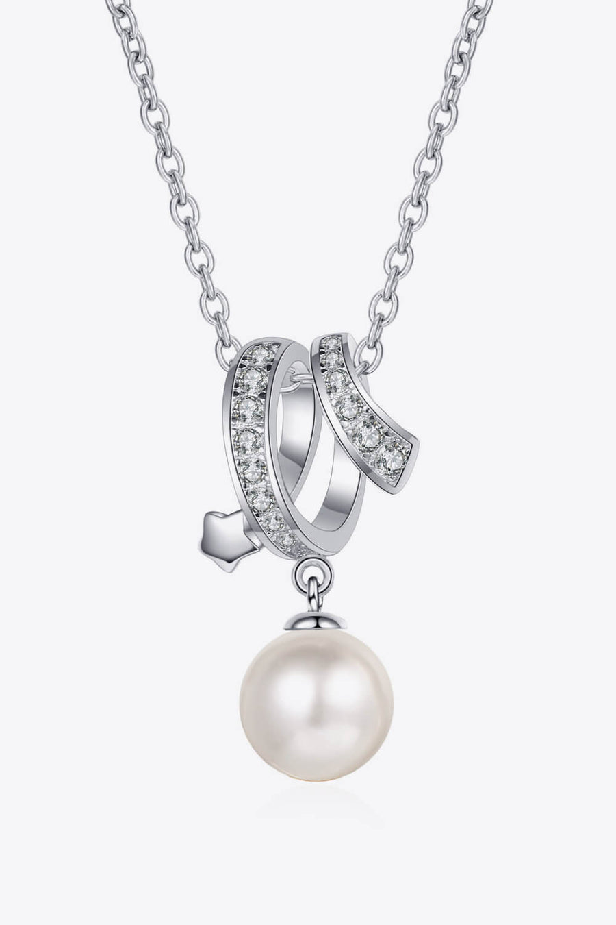 Best Diamond Pearl Pendant Necklace Jewelry Gifts for Women | 0.24 Carat Diamond Pearl Pendant Necklace - Give You A Chance | MASON New York