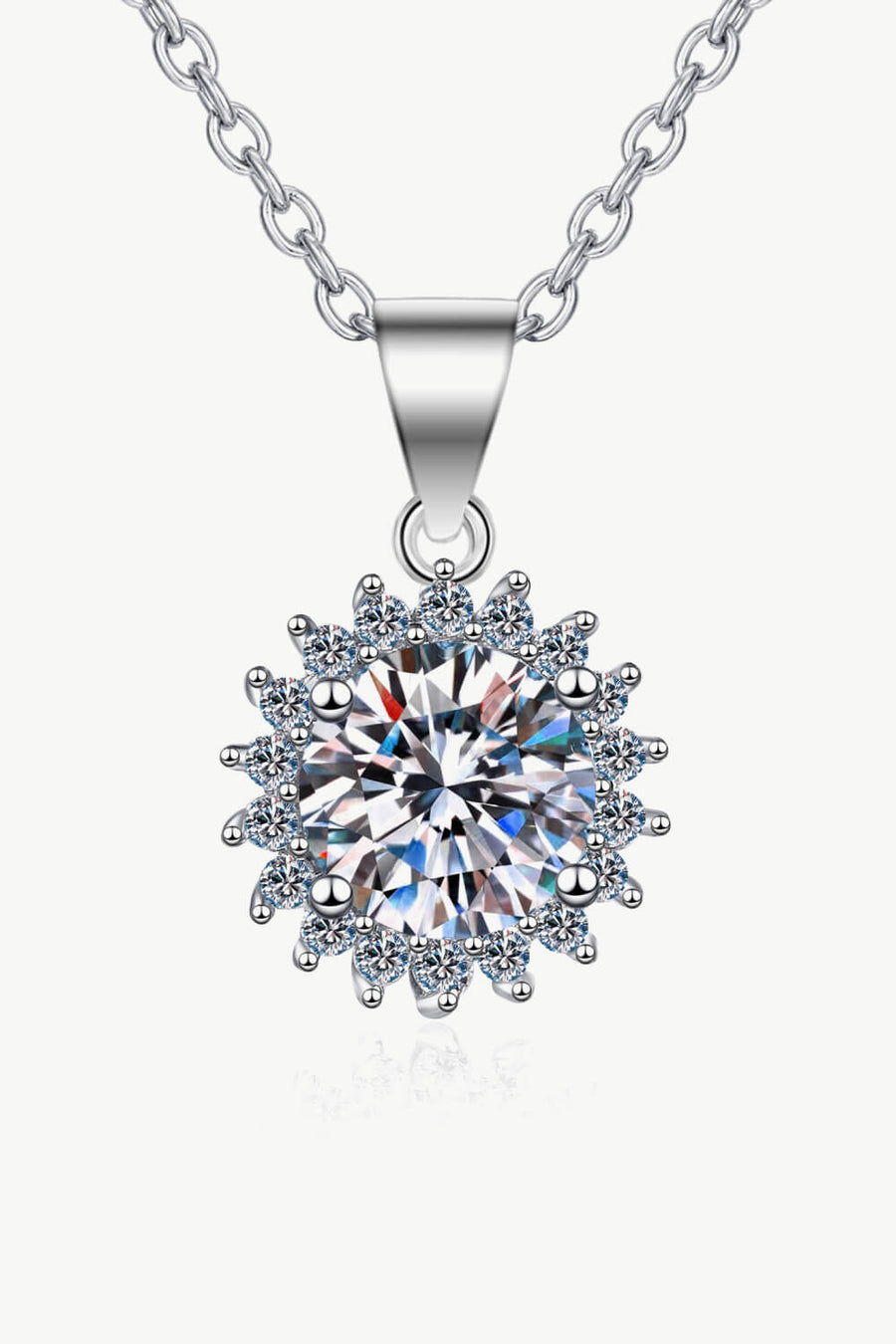 Best Diamond Necklace Jewelry Gifts for Women | 1 Carat Round Diamond Pendant Necklace | MASON New York