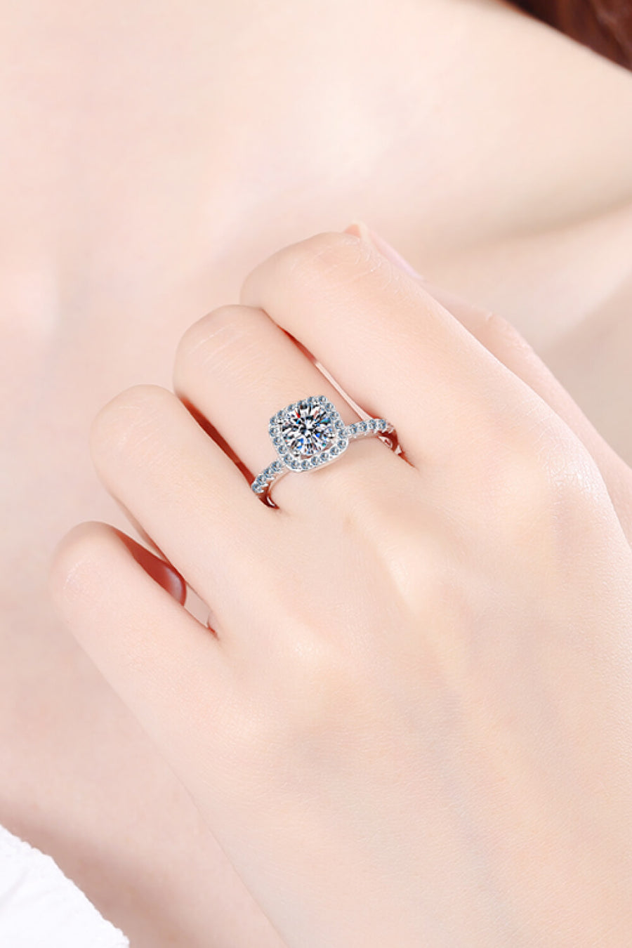 Best Diamond Ring Jewelry Gifts for Women | 1 Carat Diamond Cushion Ring | MASON New York
