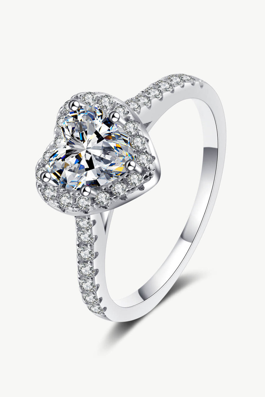 Best Diamond Ring Jewelry Gifts for Women | 1 Carat Heart-Shaped Diamond Ring | MASON New York