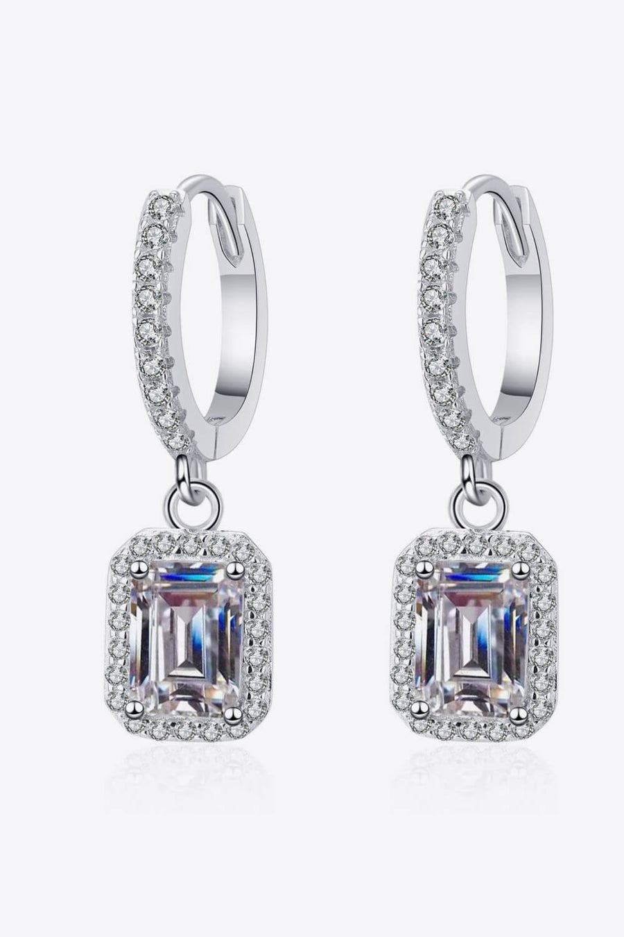 Best Diamond Drop Earrings Gift Trends for Women | BEST Diamond Earrings Jewelry Gifts for Women | #1 Best Most Top Trendy Trending 2 Carat Radiant Diamond Drop Earrings for Wedding Party Holiday Jewelry Gift for Women, Ladies, Mother | MASON New York