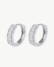 0.8 Carat Diamond Hoop Earrings - Always Chic - MASON TENNIS™ - 0.80 ct. / 18K White Gold / Lab Grown (-$1000)