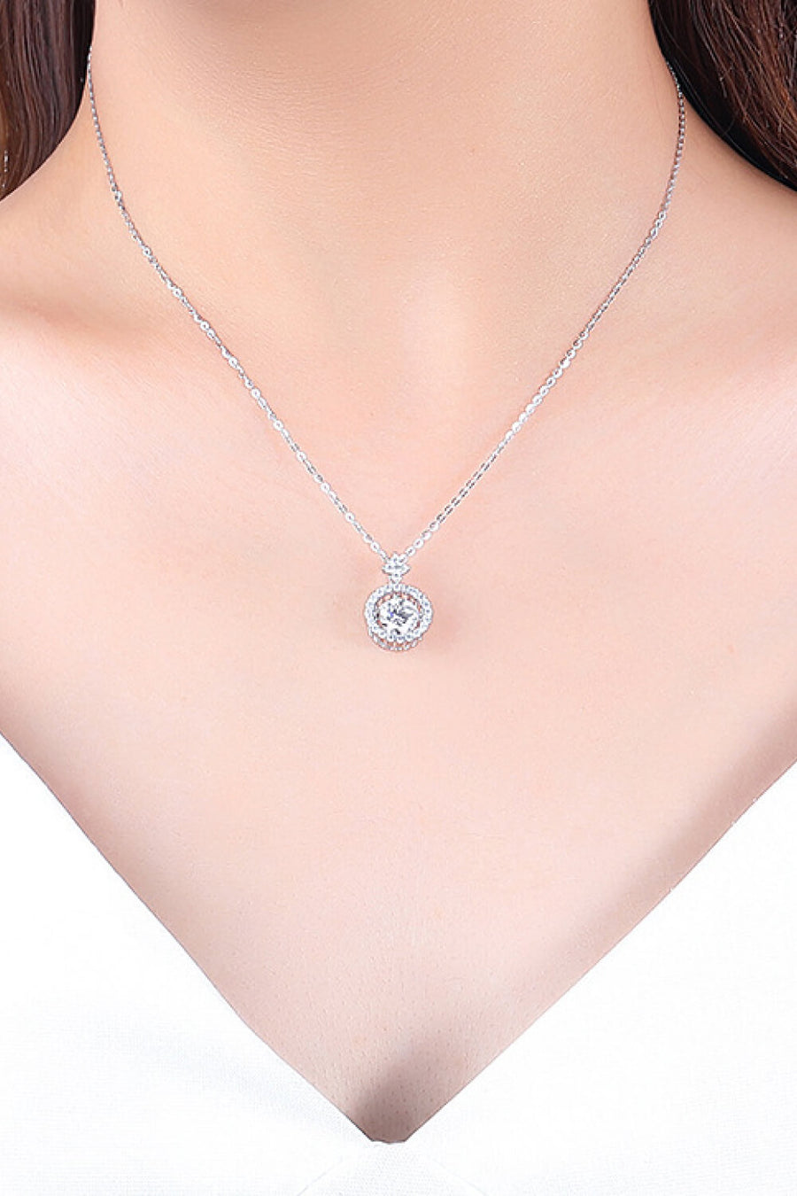 Best Diamond Pendant Necklace Gift Trends for Women | BEST Diamond Necklace Jewelry Gifts for Women | #1 Best Most Top Trendy Trending 1 Carat Inlaid Round Diamond Pendant Necklace for Wedding Party Holiday Jewelry Gift for Women | MASON New York