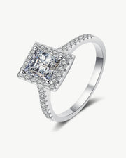1 Carat Diamond Princess Ring - 4