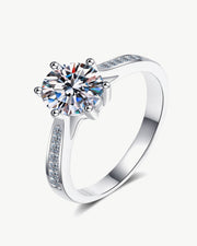 Anillo Redondo de Diamante de 1 Quilate - 4