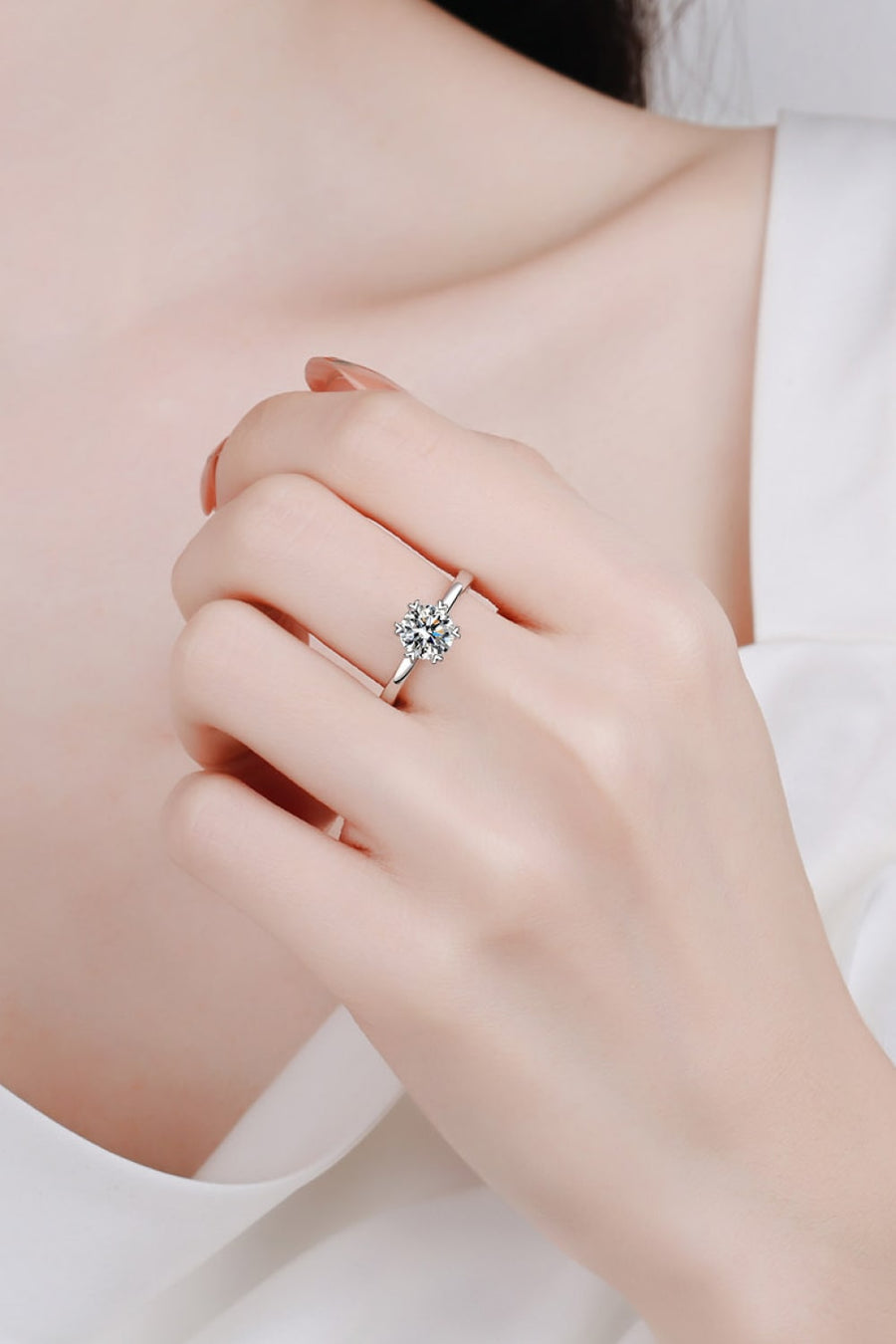 Best Diamond Ring Jewelry Gifts for Women | 1 Carat Round Diamond Ring - Pleasant Surprise | MASON New York