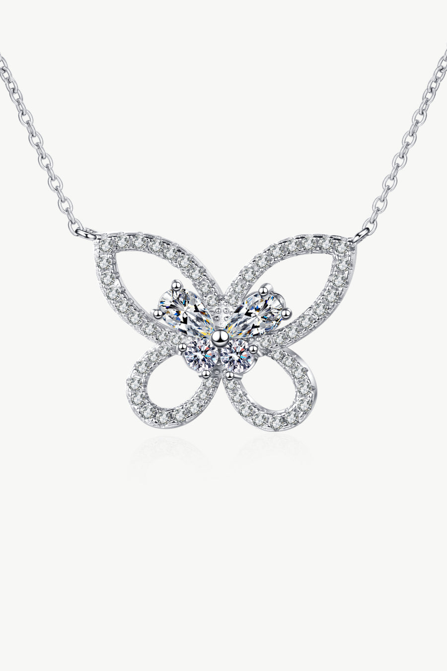 Best Diamond Necklace Jewelry Gifts for Women | 0.82 Carat Diamond Butterfly Pendant Necklace | MASON New York