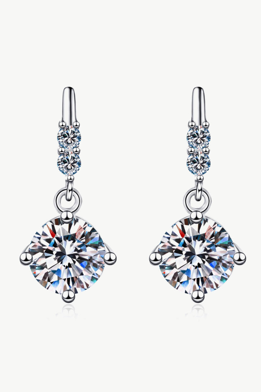 Best Diamond Earrings Jewelry Gifts for Women | 1 Carat Round Diamond Drop Earrings | MASON New York