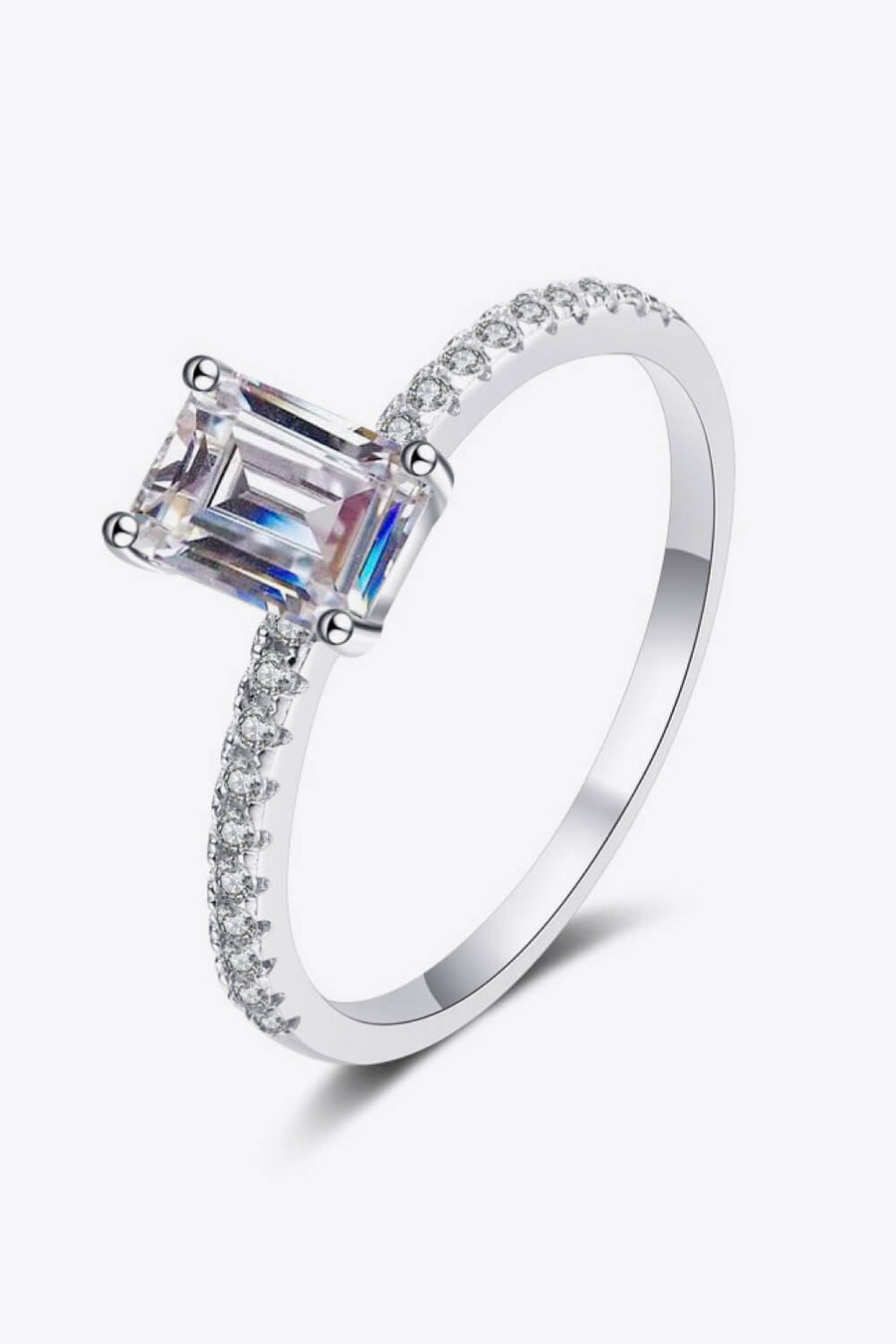 Best Diamond Ring Jewelry Gifts for Women | 1 Carat Emerald Diamond Ring | MASON New York