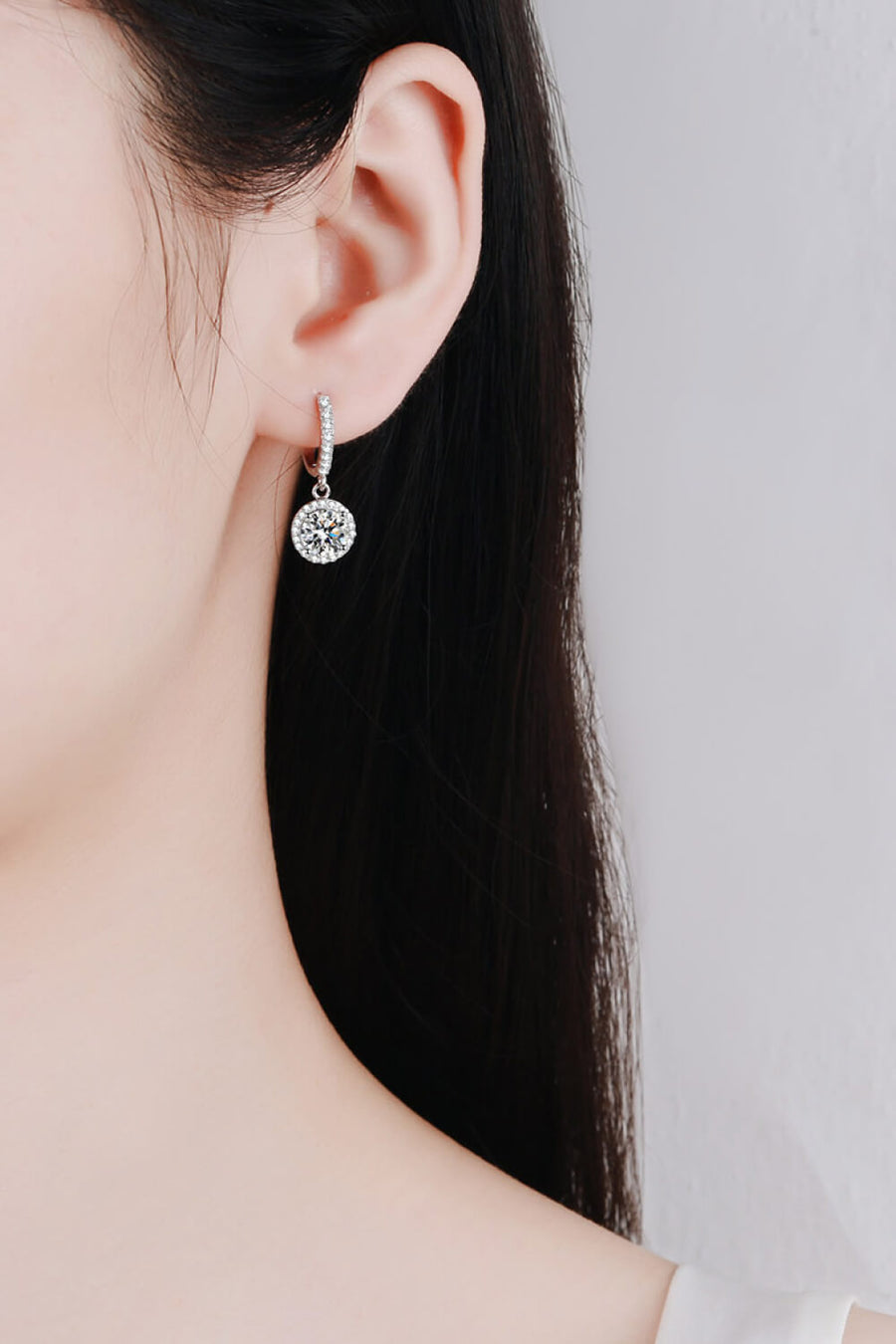 1# BEST Diamond Earrings Jewelry Gifts for Women | #1 Best Most Top Trendy Trending 2 Carat Round Diamond Drop Earrings Gift for Women, Ladies, Mother | MASON New York