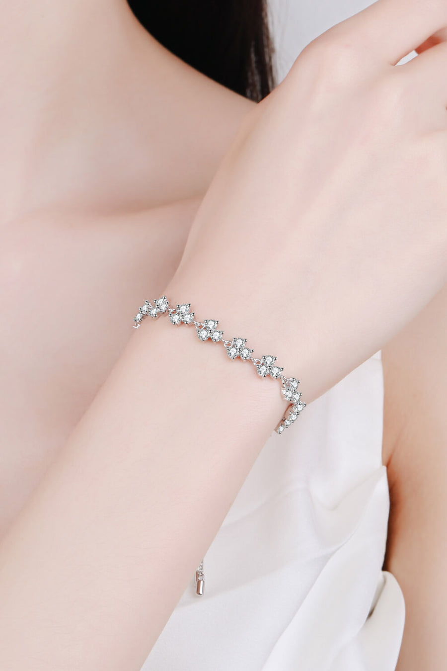#1 BEST Diamond Chain Bracelet Jewelry Gifts for Women | #1 Best Most Top Trendy Trending 4.2 Carat Diamond Adjustable Bracelet Gift for Women, Ladies, Mother | MASON New York