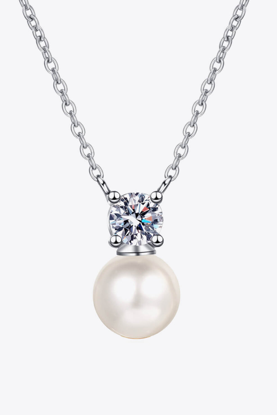Best Diamond Pearl Pendant Necklace Jewelry Gifts for Women | 0.5 Carat Diamond Pearl Pendant Necklace | MASON New York