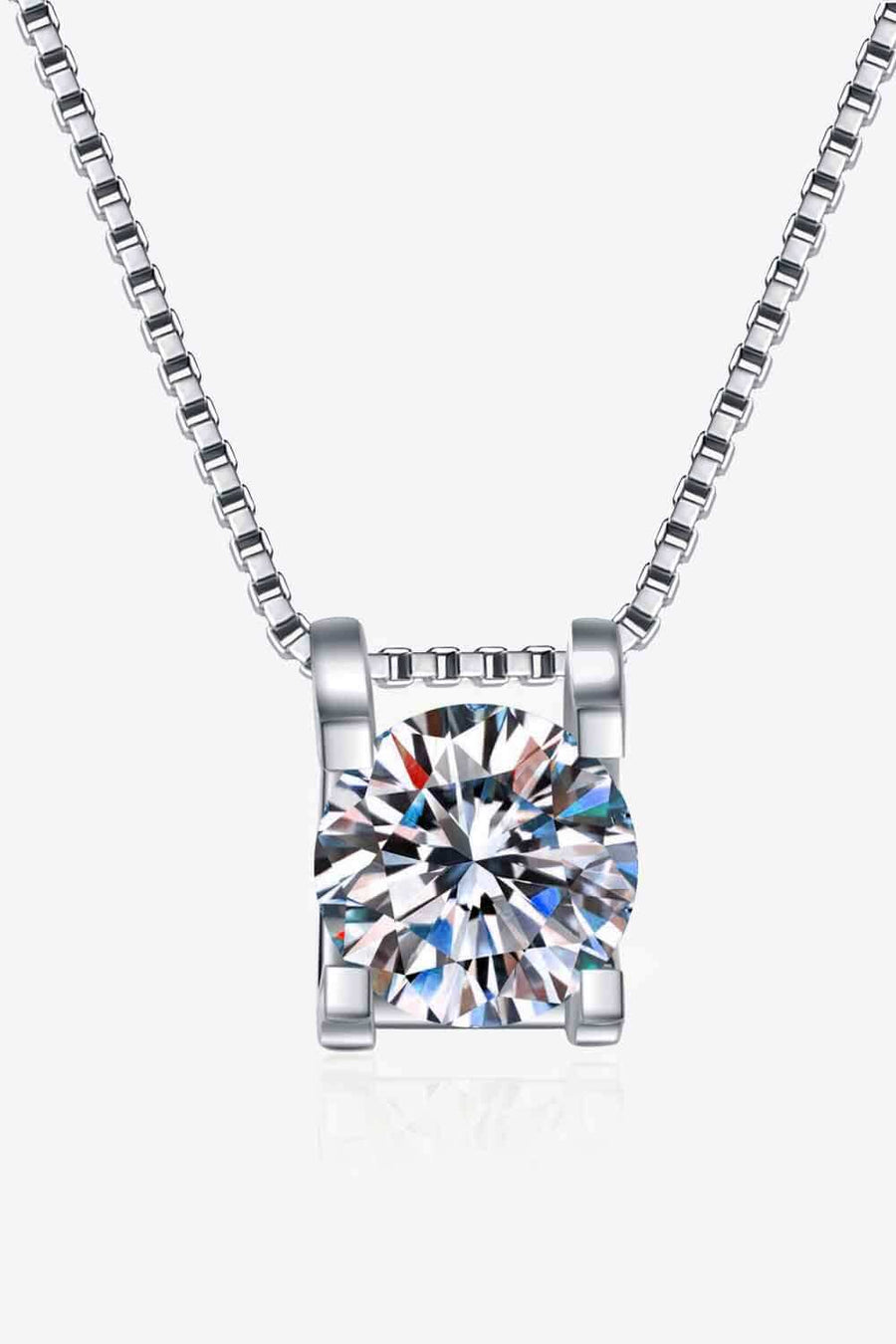 Best Diamond Necklace Jewelry Gifts for Women | 1 Carat Round Pendant Diamond Necklace | MASON New York