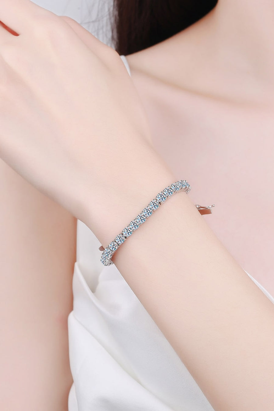 1# BEST Diamond Tennis Chain Bracelet Jewelry Gifts for Women | #1 Best Most Top Trendy Trending 4.9 Carat Diamond Bracelet Gift for Women, Ladies, Mother | MASON New York