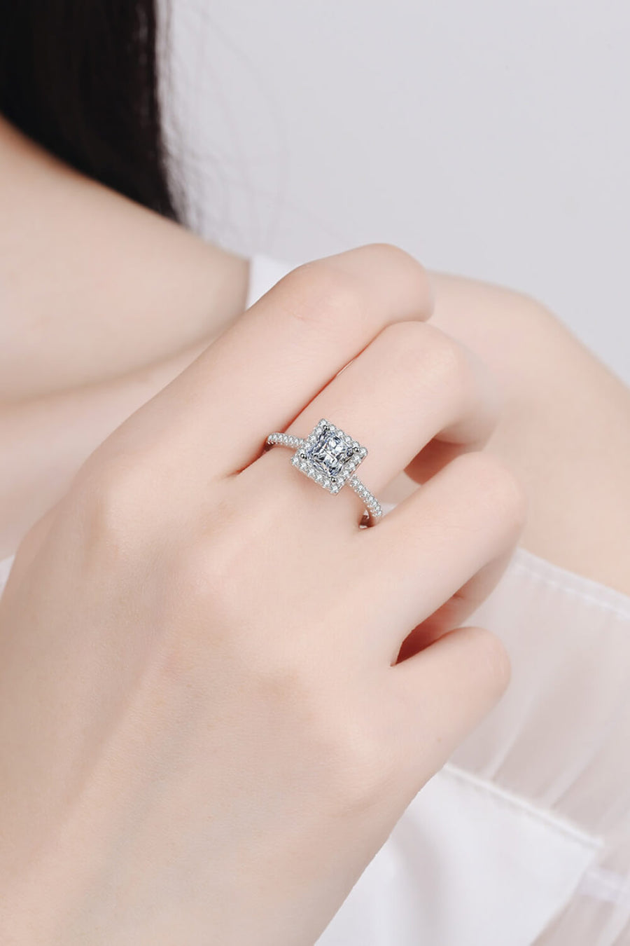 Best Diamond Ring Jewelry Gifts for Women | 1 Carat Cushion Diamond Ring | | MASON New York