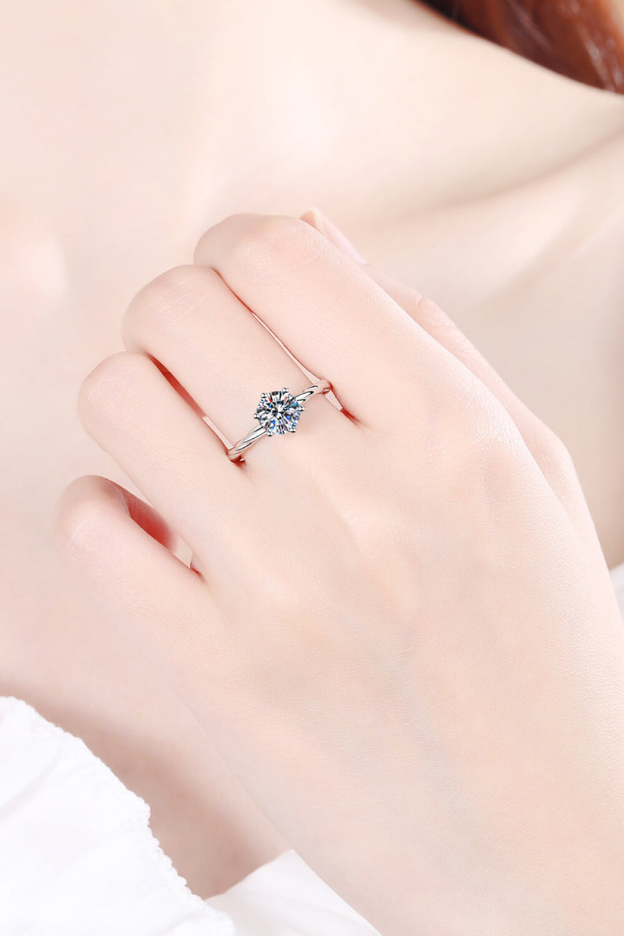 Best Diamond Ring Jewelry Gifts for Women | 1 Carat 6-Prong Diamond Twisted  Ring | MASON New York